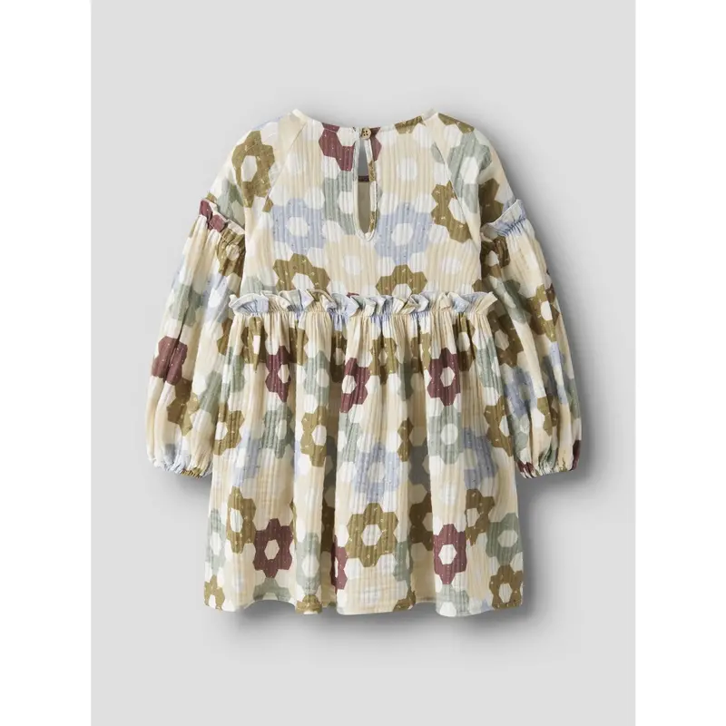 Lil'atelier Coconut Milk Nmftalia Ls Loose Kjole Lil 4