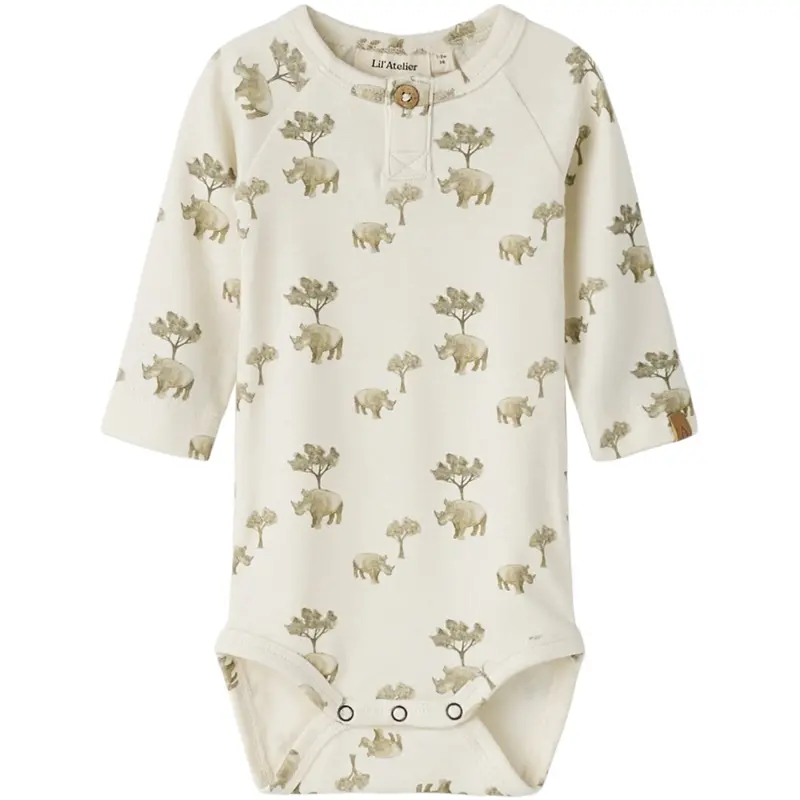 Lil'atelier Coconut Milk Rhino Nbmlayo Ls Slim Body Lil 1