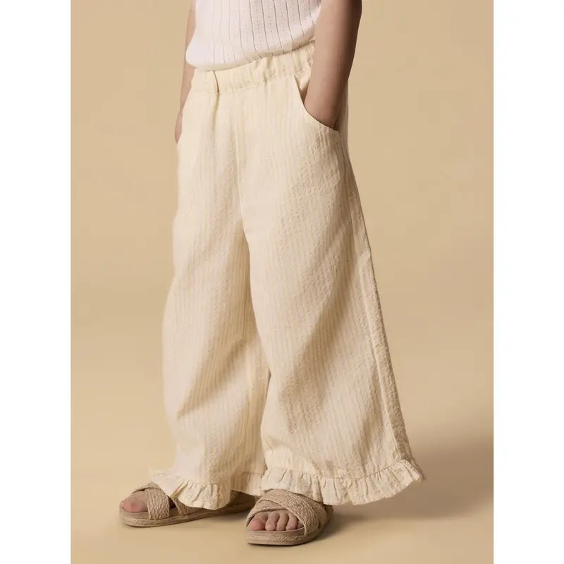 Lil'atelier Coconut Milk Sahara Sun Nmffolly Wide Bukser Lil 3