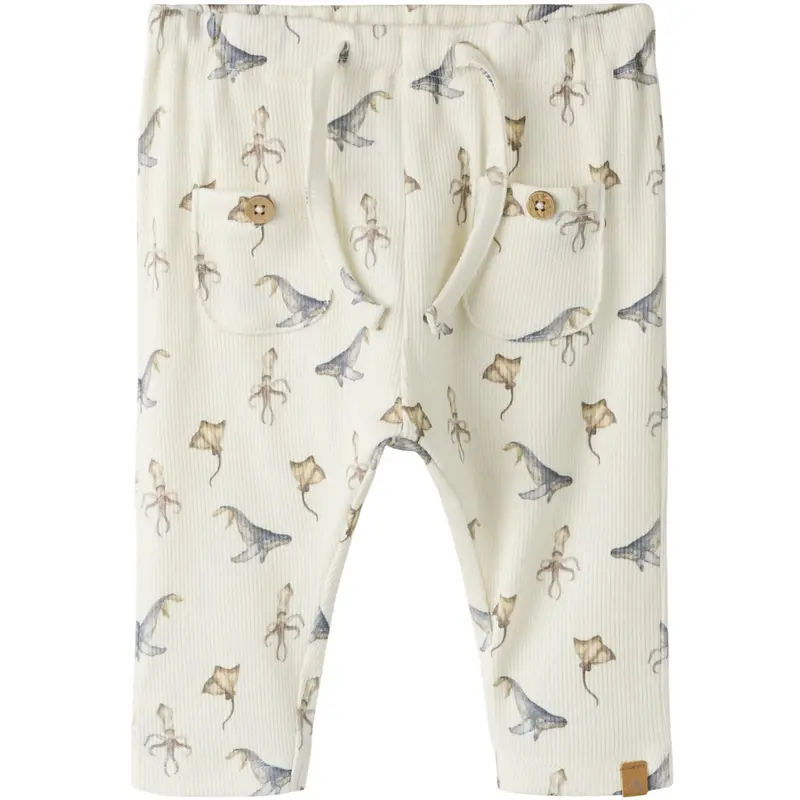 Lil'atelier Coconut Milk Sea Animals Nbmlavo Eki Loose Bukser Lil 1