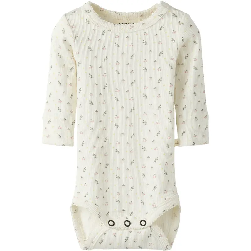 Lil'atelier Coconut Milk Small Flower Nbfgago Ls Slim Body Lil Noos 1