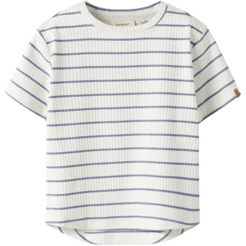 Lil'atelier Coconut Milk Zen Blue Nmmkail Ss Top Lil Noos 1