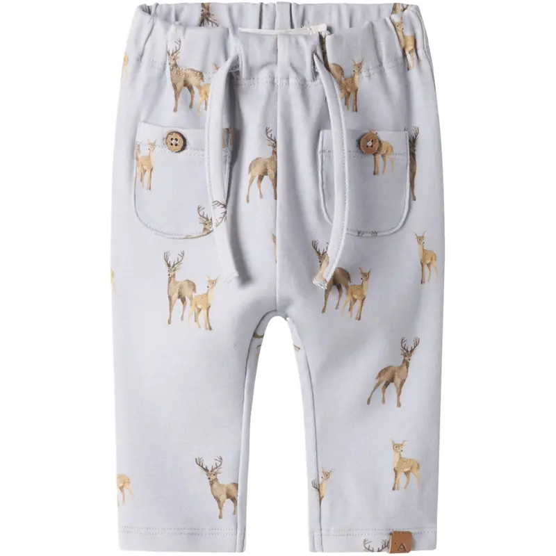 Lil'atelier Gray Dawn Deer Nbmlayo Gel Loose Bukser Lil 1