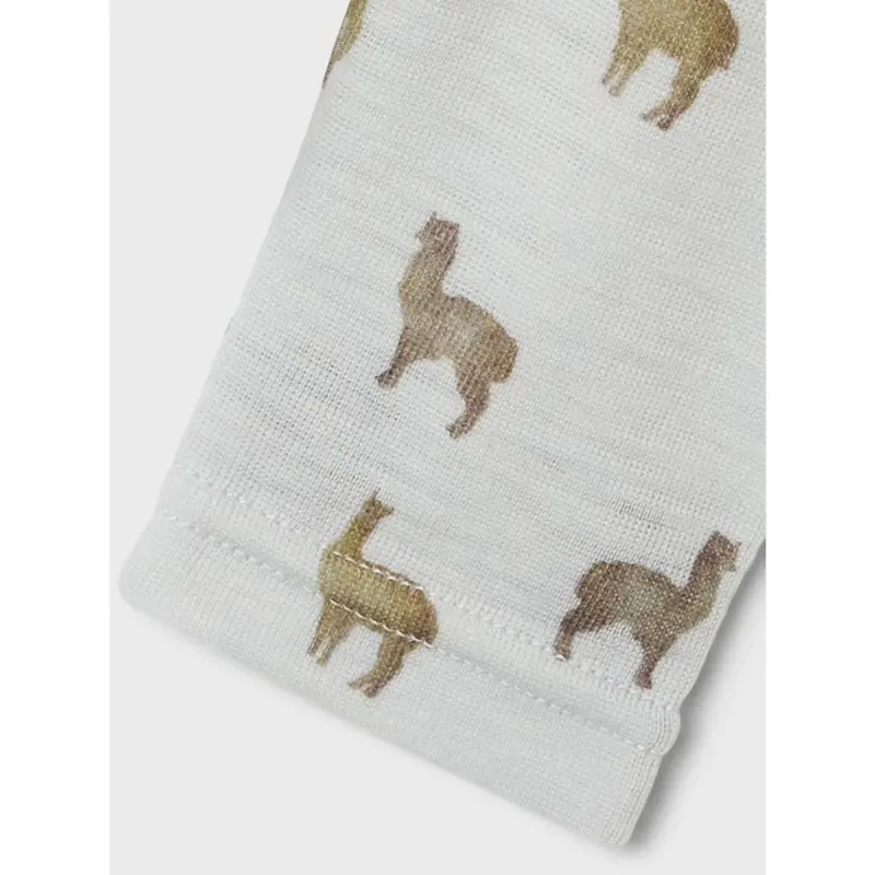 Lil'atelier Gray Dawn Lama Nbmnoel Nor Uld Slim Leggings Lil 2