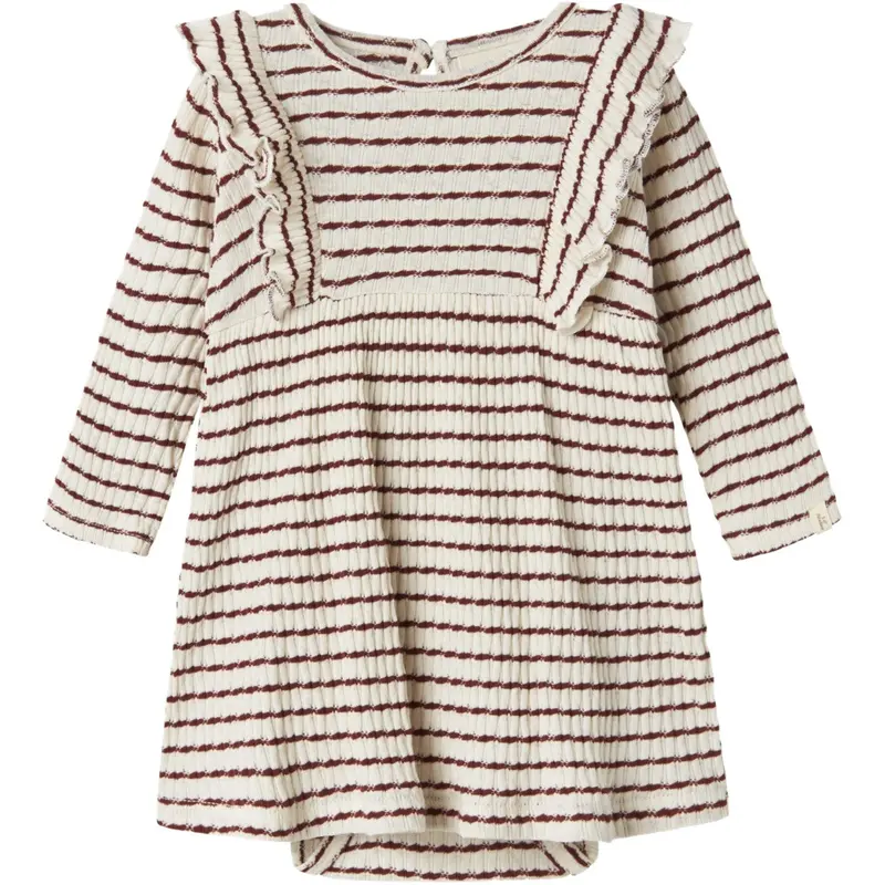 Lil'atelier Hot Chocolate Nbfosophia Ls Body Kjole Lil 1