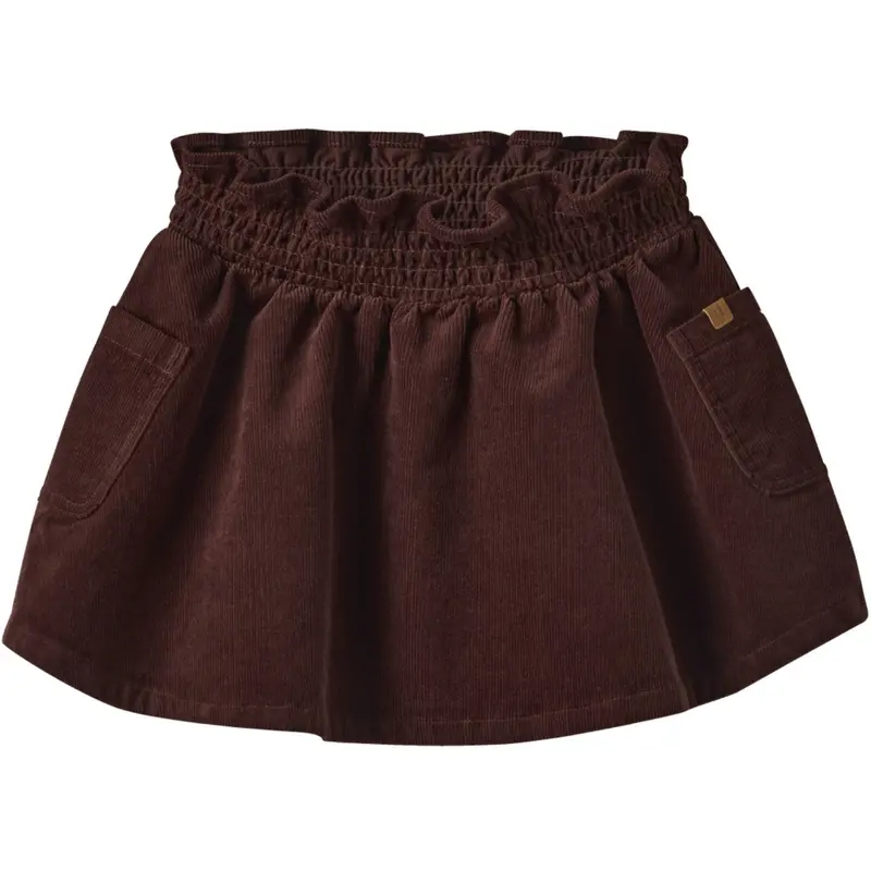 Lil'atelier Hot Chocolate Nmfobert Cord Nederdel 4122-Hg Lil 1