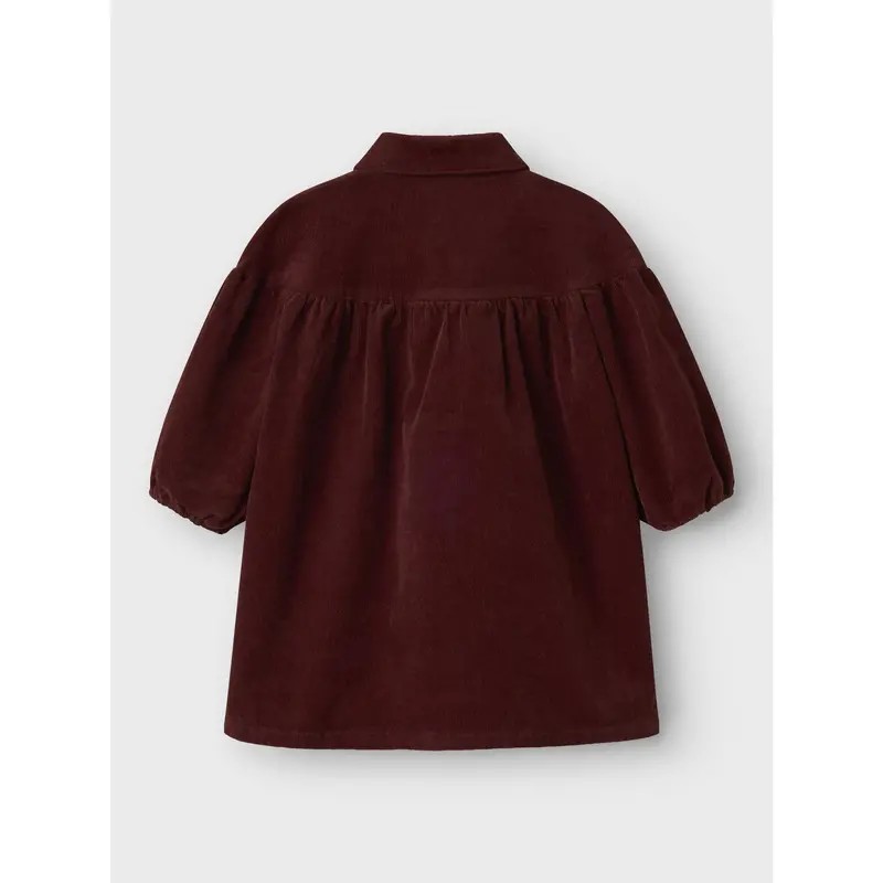 Lil'atelier Hot Chocolate Nmfobert Loose Ls Cord Kjole 4122-Hg Lil 4