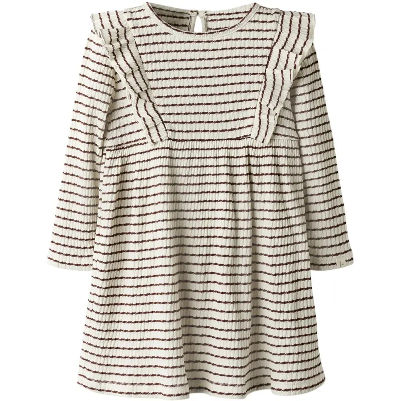 Lil'atelier Hot Chocolate Nmfosophia Ls Kjole Lil 1