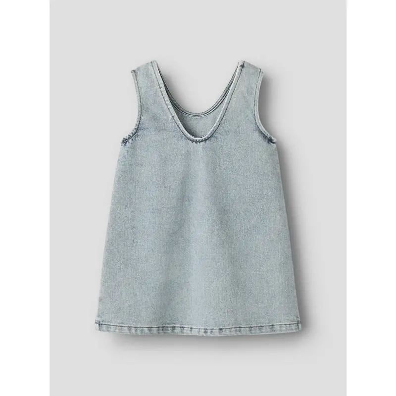 Lil'atelier Medium Blue Denim Flower Emb Nmfdarlee Doa Dnm Spencer 4499-Se Lil 3