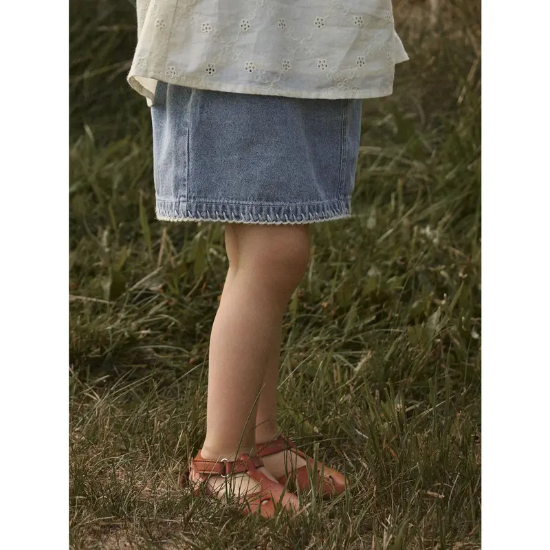 Lil'atelier Medium Blue Denim Nmffunda Loose Dnm Nederdel 5552-Fd Lil 3