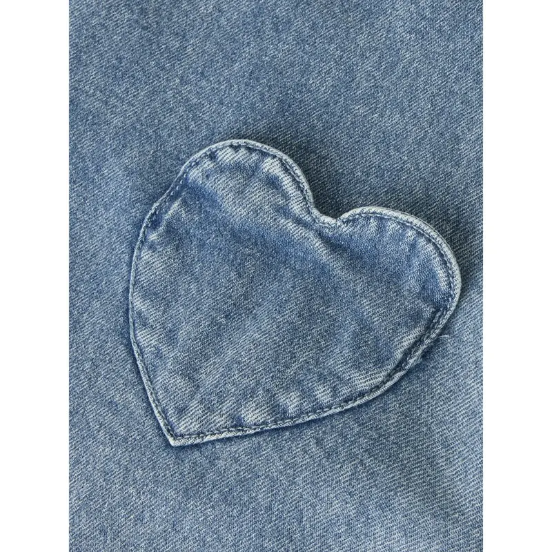 Lil'atelier Medium Blue Denim Nmflulia Dnm Spencer 4017-Cj Lil 2