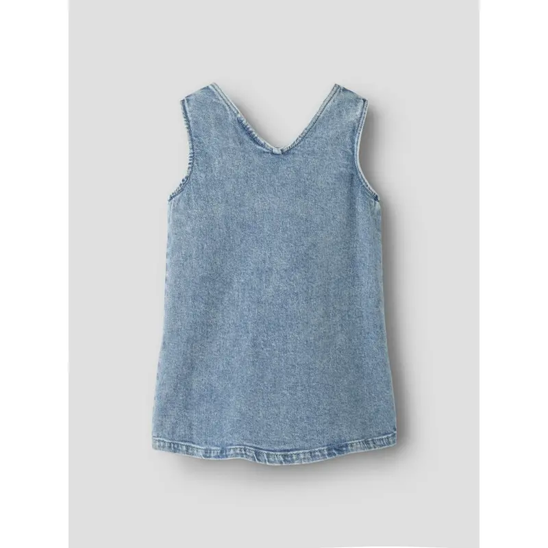 Lil'atelier Medium Blue Denim Nmflulia Dnm Spencer 4017-Cj Lil 3