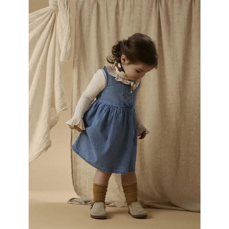 Lil'atelier Medium Blue Denim Nmftaya Sl Dnm Spencer 1166-Fd Lil 3