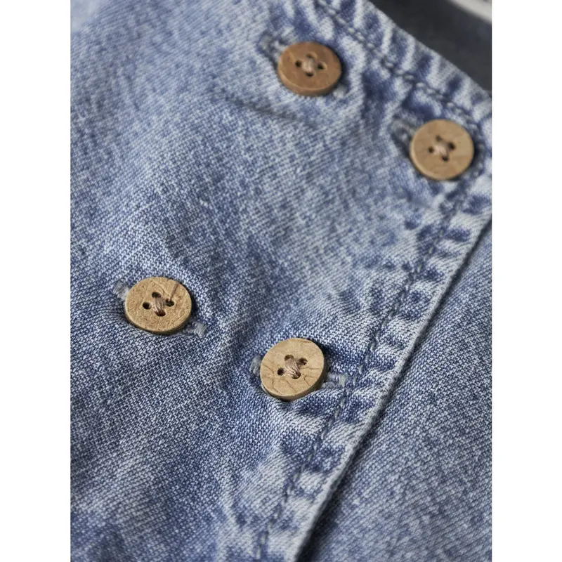 Lil'atelier Medium Blue Denim Nmftaya Sl Dnm Spencer 1166-Fd Lil 4