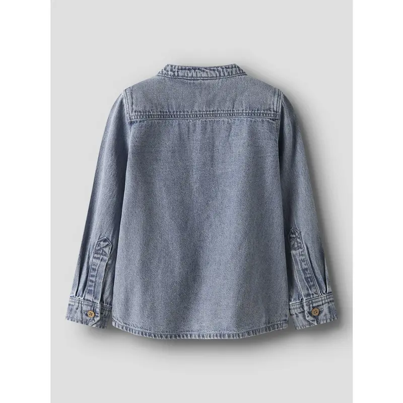 Lil'atelier Medium Blue Denim Nmmtaya Ls Loose Dnm Skjorte 1166-Fd Lil 5