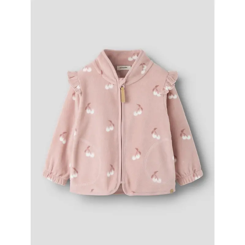 Lil'atelier Misty Rose Cherry Nmflaspektra Fleece Jakke Fo Lil 2