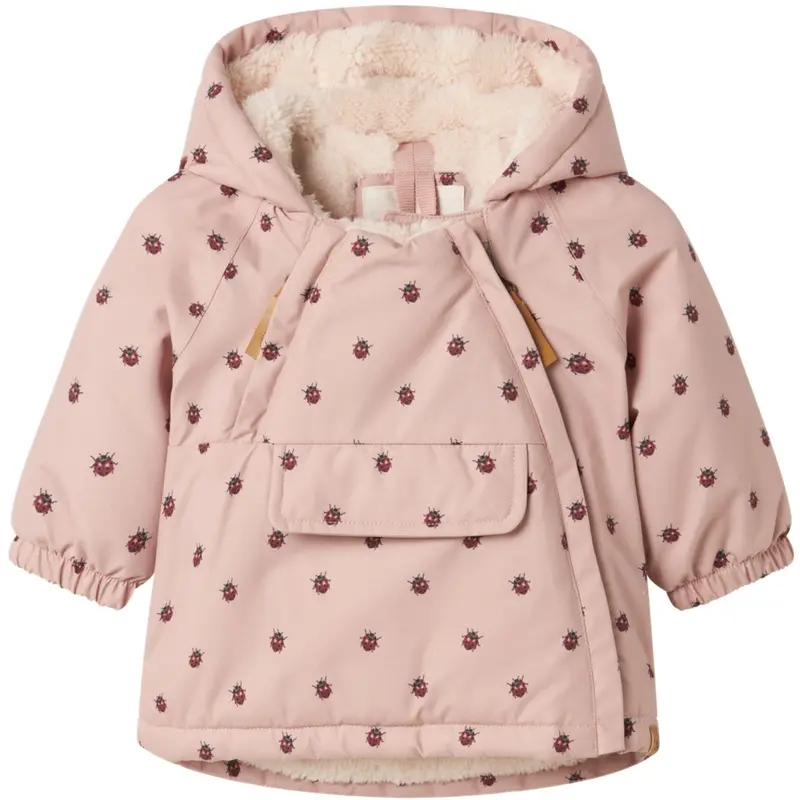 Lil'atelier Misty Rose Ladybug Nbflasnow05 Jkt Aop Fo Lil 1
