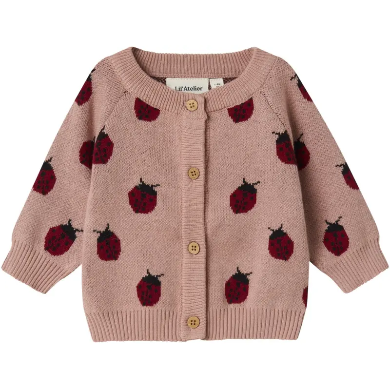 Lil'atelier Misty Rose Lulio Strik Cardigan Noos 1