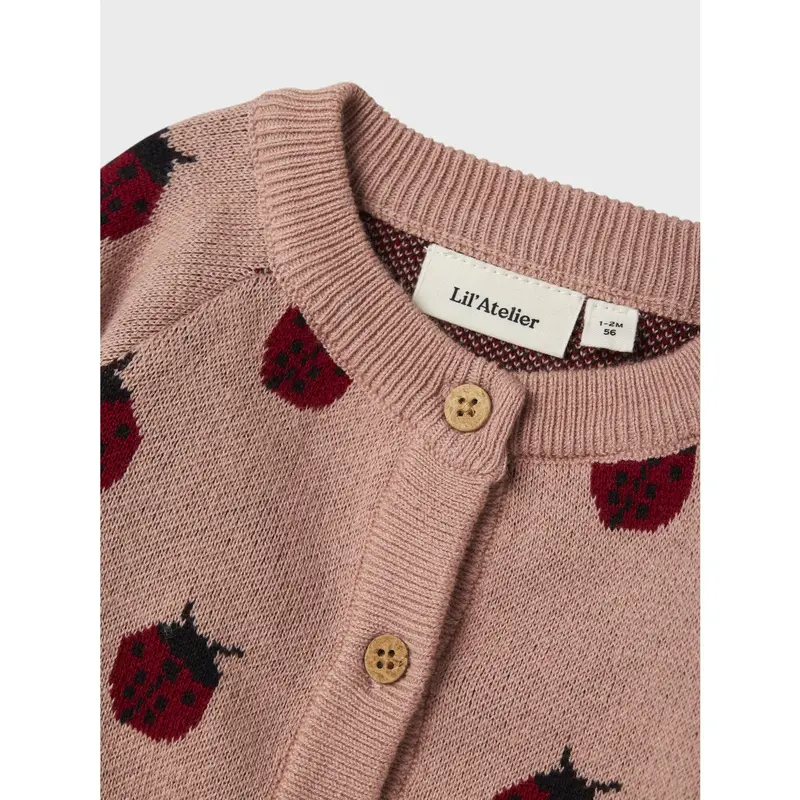Lil'atelier Misty Rose Lulio Strik Cardigan Noos 4