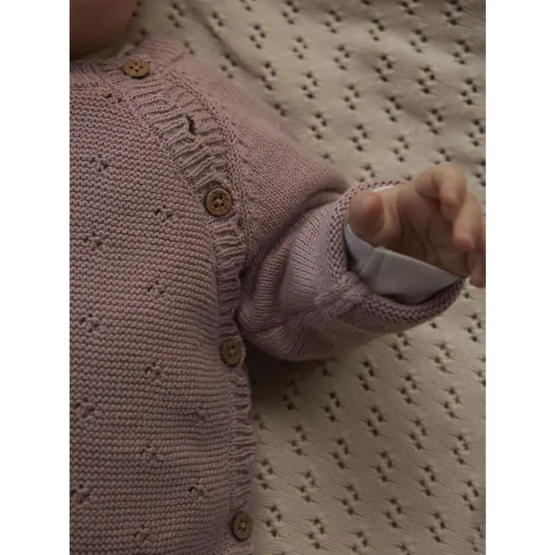 Lil'atelier Misty Rose Nbflaguna Ls Slå-Om Strik Lil Noos 3