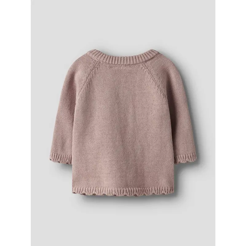 Lil'atelier Misty Rose Nbflaguna Ls Slå-Om Strik Lil Noos 4