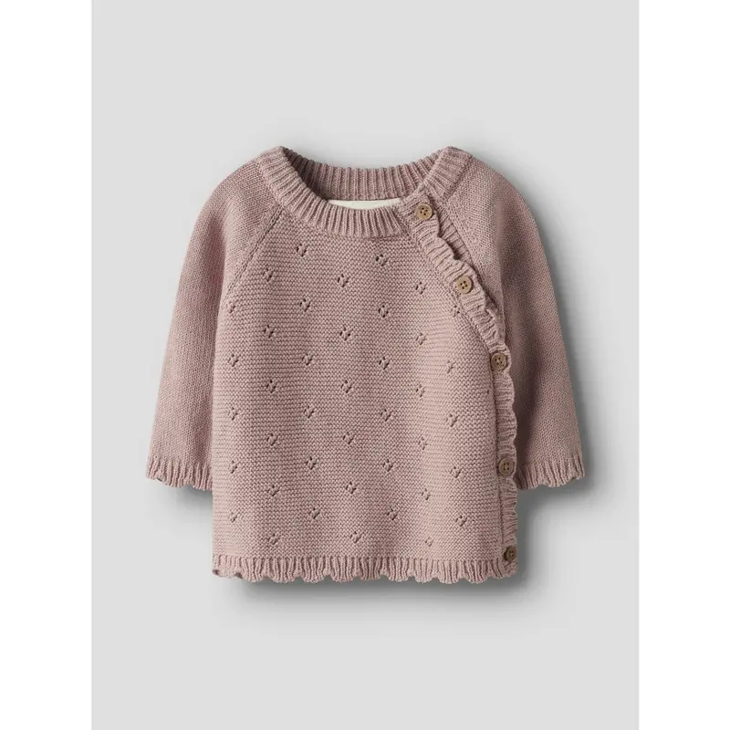 Lil'atelier Misty Rose Nbflaguna Ls Slå-Om Strik Lil Noos 5
