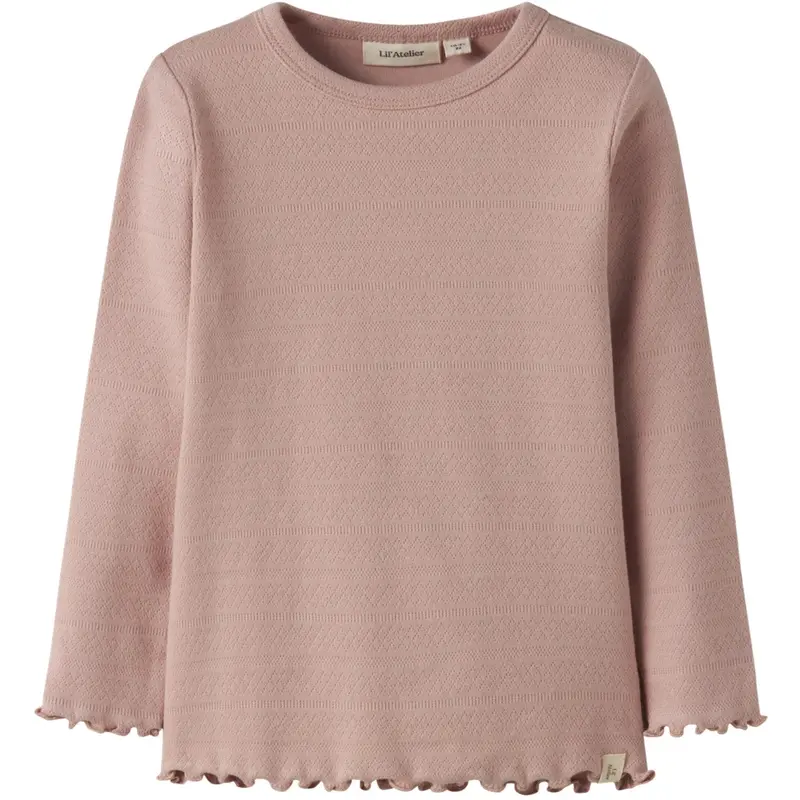 Lil'atelier Misty Rose Nmfdimia Ls Slim Top Lil 1