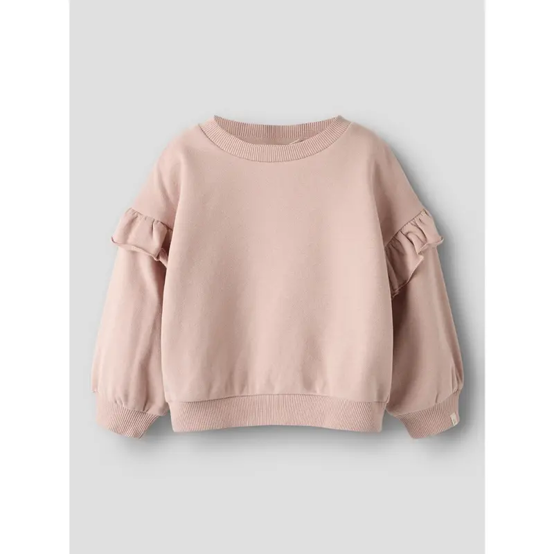 Lil'atelier Misty Rose Nmfilondon Res Ls Rlx Sweat Bru Lil 3