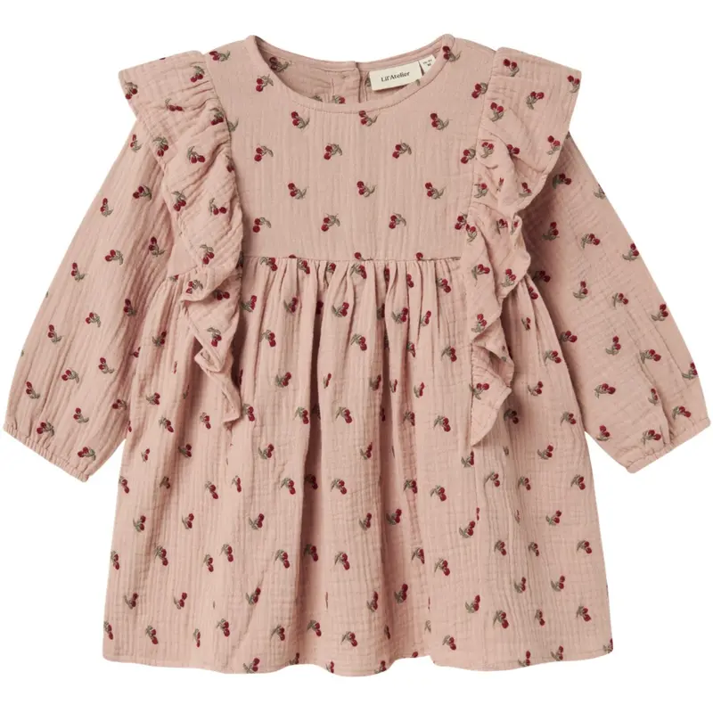 Lil'atelier Misty Rose Nmfkoala Ls Loose Kjole Lil 1