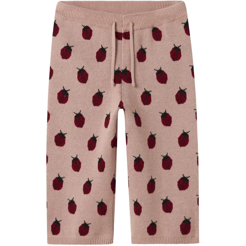 Lil'atelier Misty Rose Nmflulio Wide Strik Ancle Bukser Lil 1