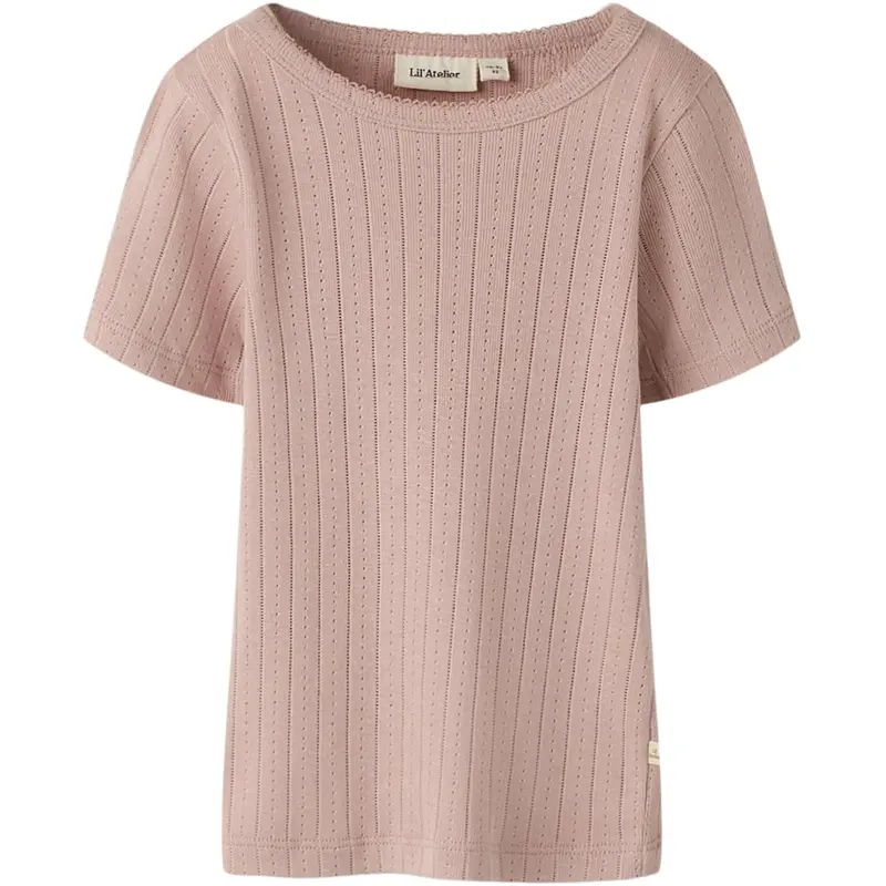 Lil'atelier Misty Rose Nmfrachel Ss Slim Top Lil Noos 1
