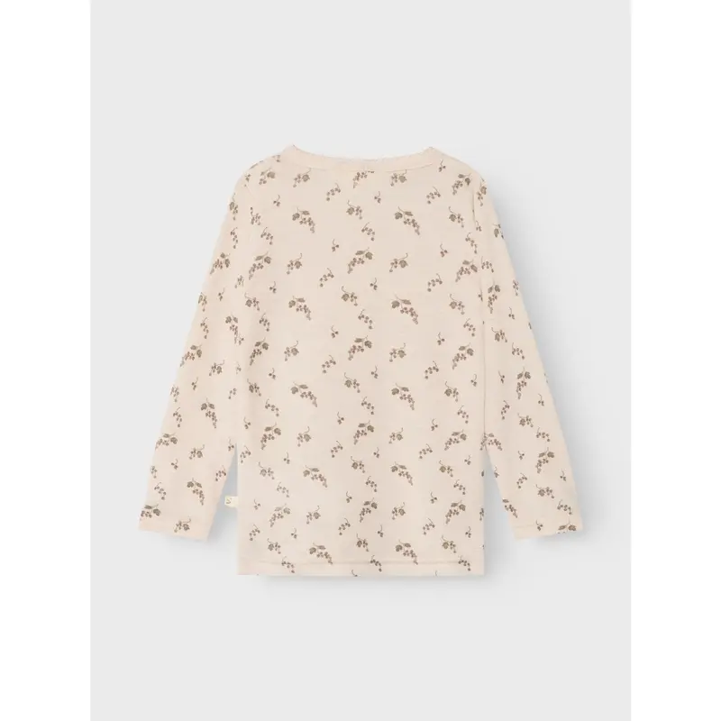 Lil'atelier Morganite Berry Nmfnoel Nia Uld Ls Slim Top Lil 4