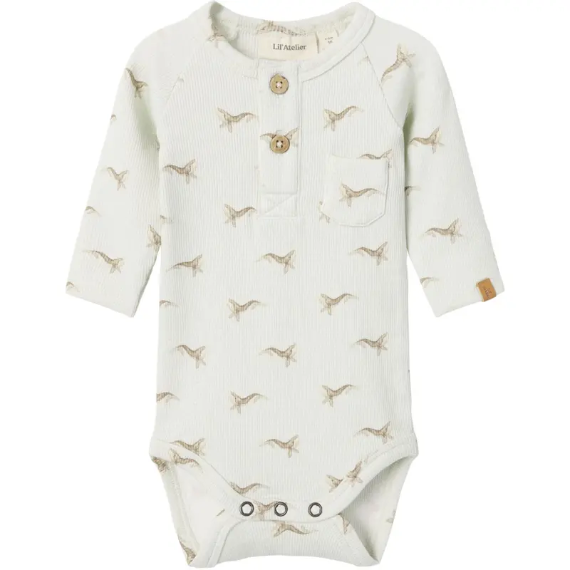 Lil'atelier Murmur Whale Nbmgavo Elm Ls Slim Body Lil Noos 1