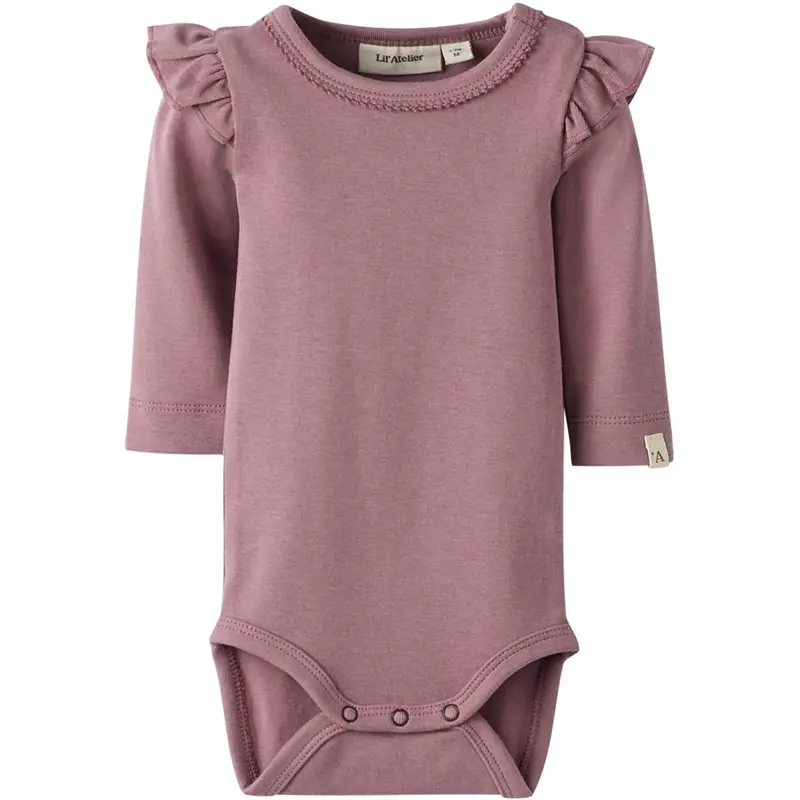 Lil'atelier Nostalgia Rose Nbflayo Sev Ls Slim Body Solid Lil 1