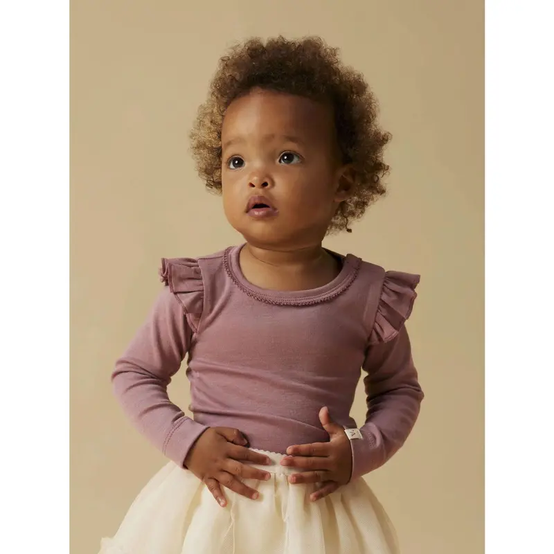 Lil'atelier Nostalgia Rose Nbflayo Sev Ls Slim Body Solid Lil 3