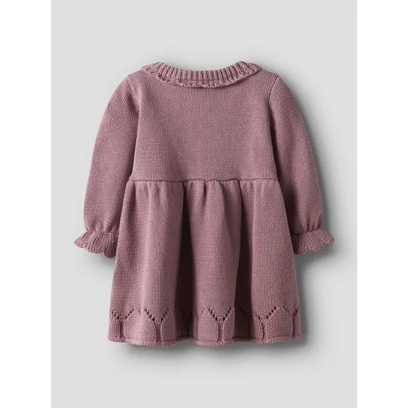 Lil'atelier Nostalgia Rose Nbframla Lia Ls Strik Kjole Lil 3