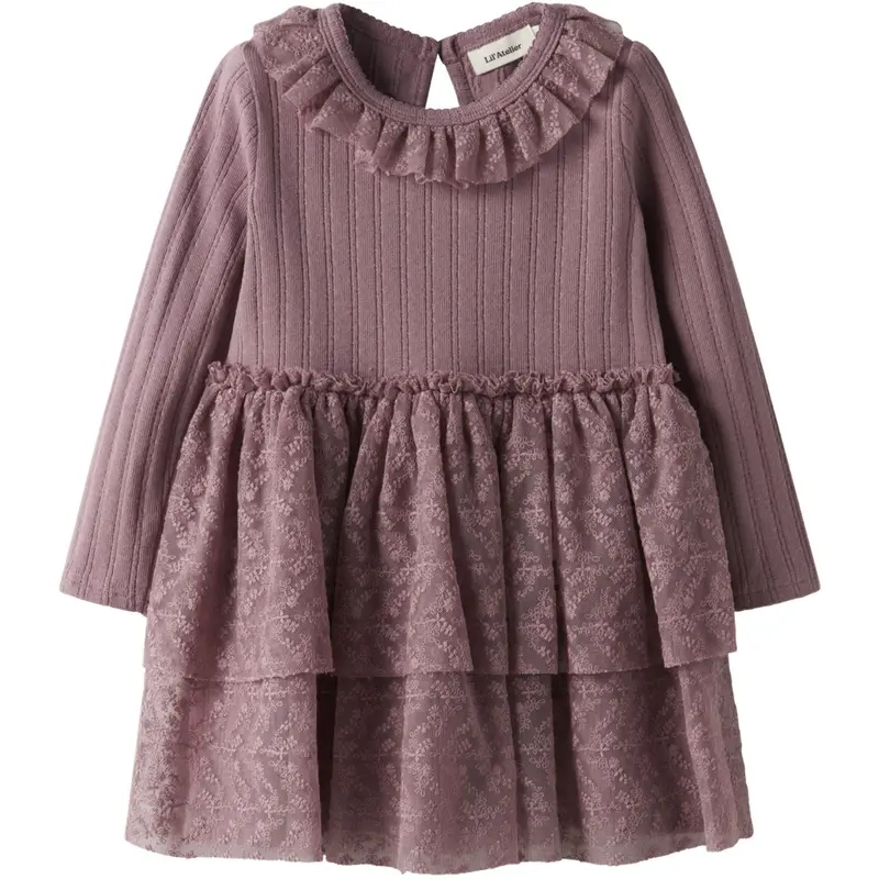 Lil'atelier Nostalgia Rose Nmfrobelle Ls Kjole Lil 1