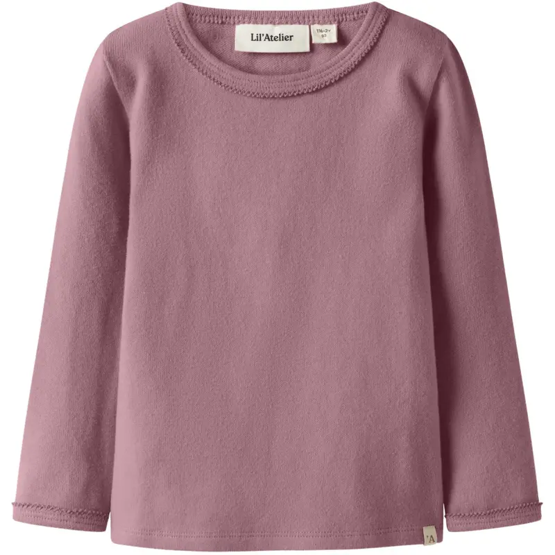 Lil'atelier Nostalgia Rose Nmfthora Haf Ls Slim Top Lil 1