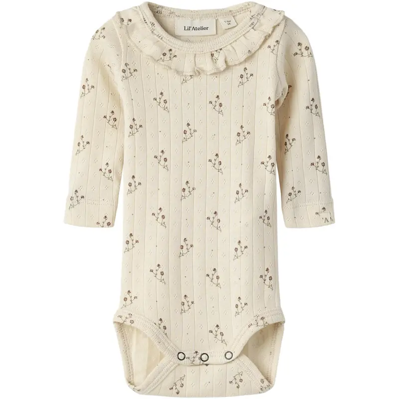 Lil'atelier Novelle Peach Flower Nbfrachello Ria Ls Slim Body Lil 1