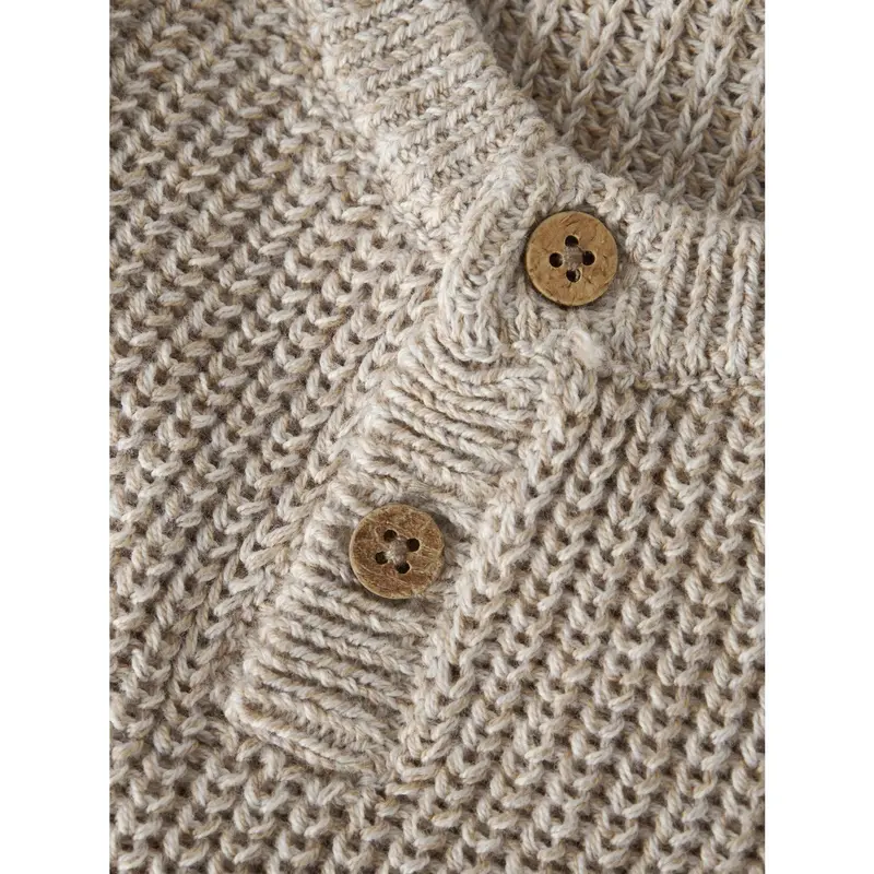 Lil'atelier Oxford Tan Melange Nmmrokko Strik Vest Lil 4