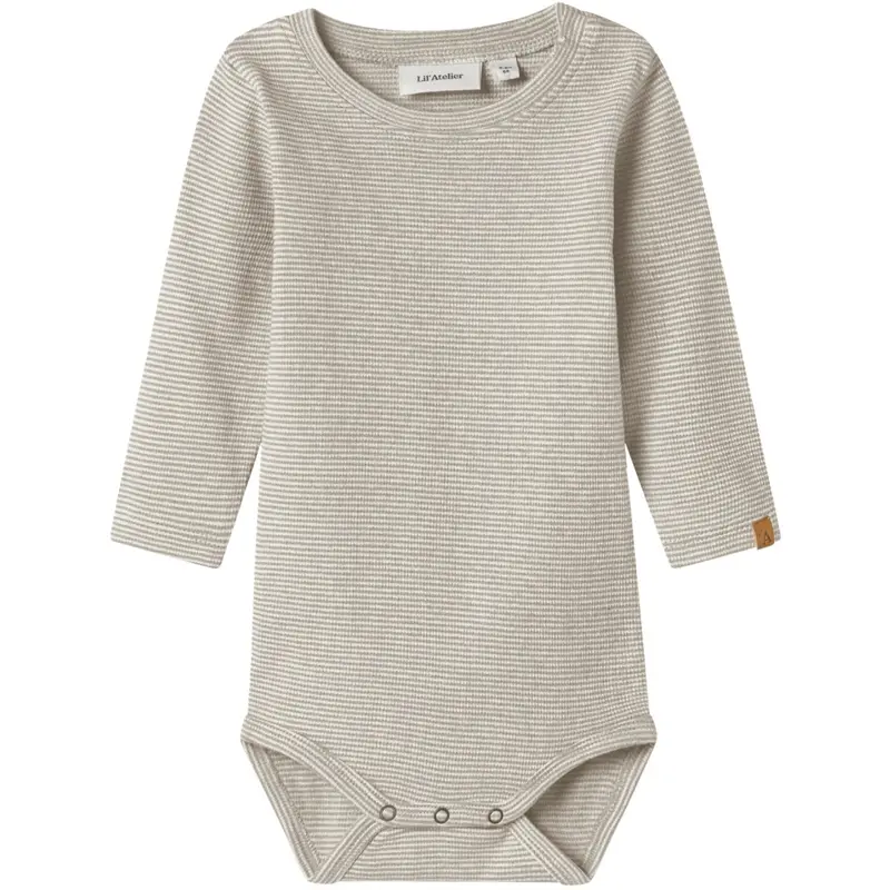 Lil'atelier Oxford Tan Nbmfeng Ls Slim Body Lil 1