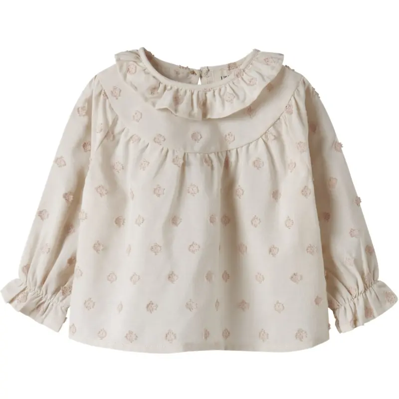 Lil'atelier Pastel Parchment Nbfnethe Ls Loose Skjorte Lil 1