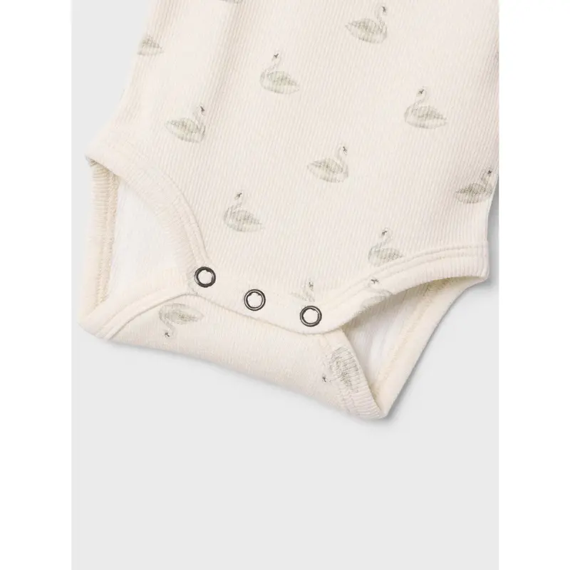 Lil'atelier Pastel Parchment Swan Nbfgavo Eko Ls Slim Body Lil Noos 3
