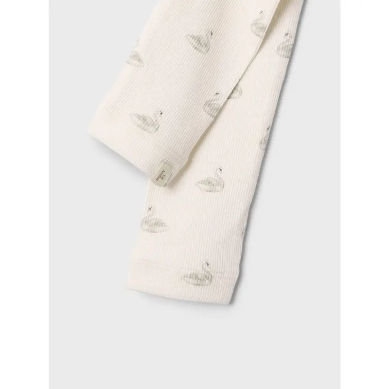 Lil'atelier Pastel Parchment Swan Nmfgavo Efi Slim Legging Lil Noos 2