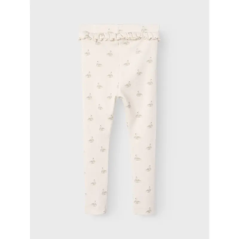 Lil'atelier Pastel Parchment Swan Nmfgavo Efi Slim Legging Lil Noos 3