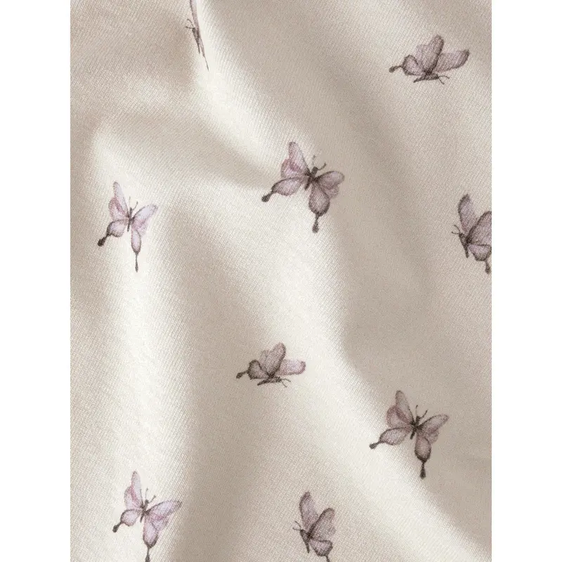 Lil'atelier Peach Blush Butterfly Gayo Sig Slim T-Shirt 2