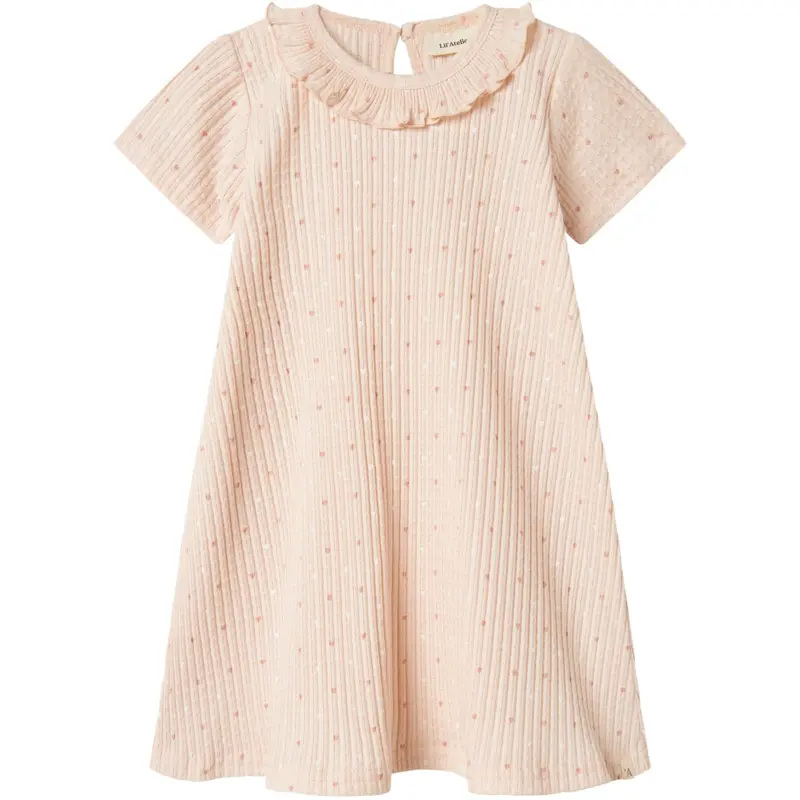 Lil'atelier Peach Blush Hulla Hua Kjole 1