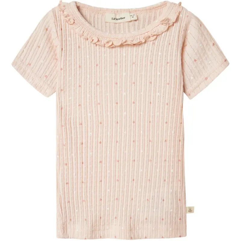 Lil'atelier Peach Blush Hulla Hua Slim T-Shirt 1
