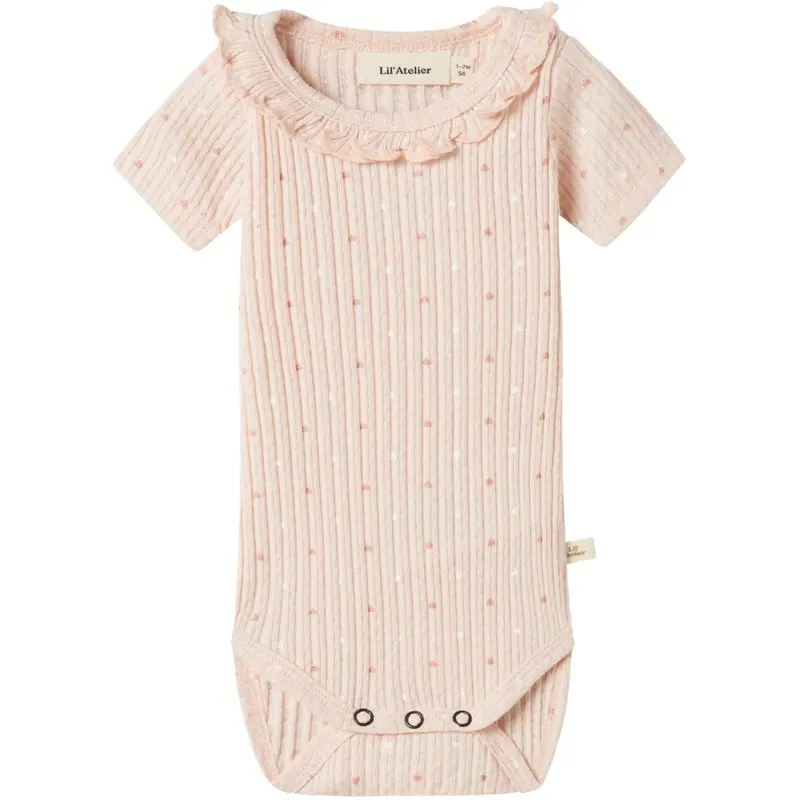 Lil'atelier Peach Blush Nbfhulla Hua Ss Slim Body Lil 1