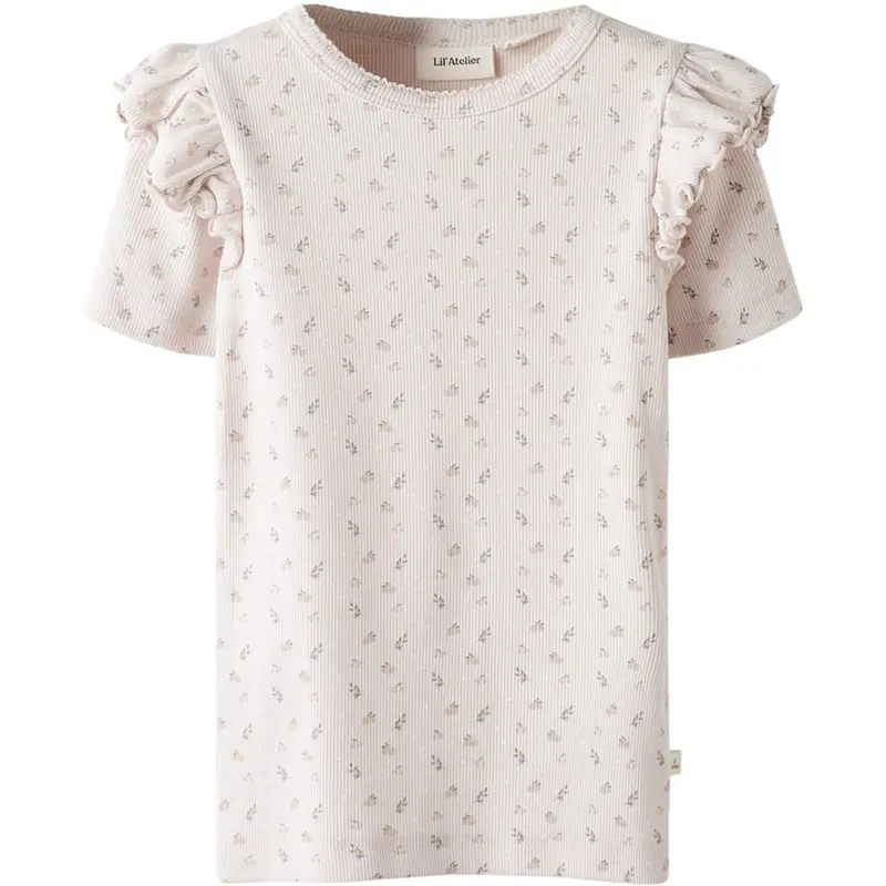 Lil'atelier Peach Blush Nmfgago Kuo Ss Slim T-Shirt Lil 1